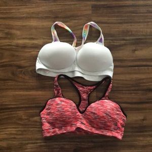 Pink yoga bra bundle
